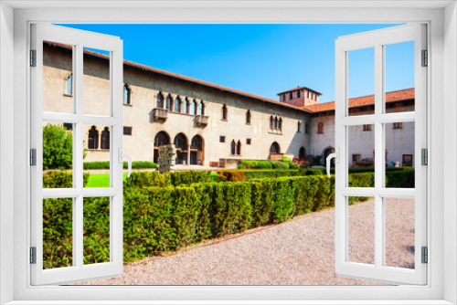 Fototapeta Naklejka Na Ścianę Okno 3D - Castelvecchio Castle in Verona, Italy
