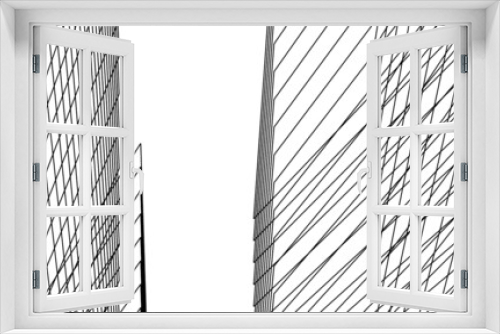 Fototapeta Naklejka Na Ścianę Okno 3D - abstract line design