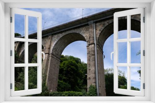 Fototapeta Naklejka Na Ścianę Okno 3D - Le viaduc de Dinan en Bretagne