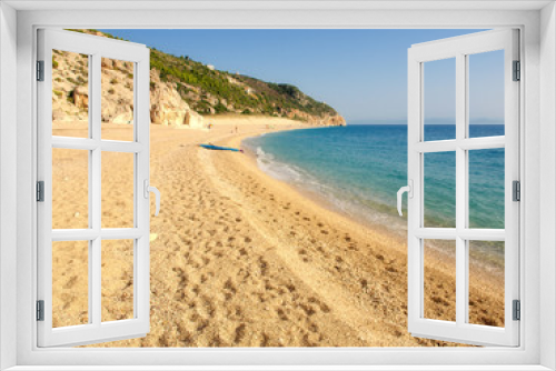 Fototapeta Naklejka Na Ścianę Okno 3D - beach at Lefkada, Ionion sea, Greece