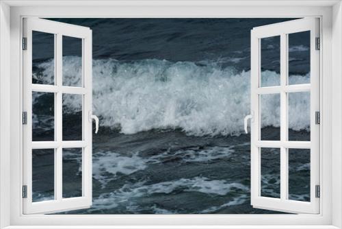 Fototapeta Naklejka Na Ścianę Okno 3D - Sea waves splash