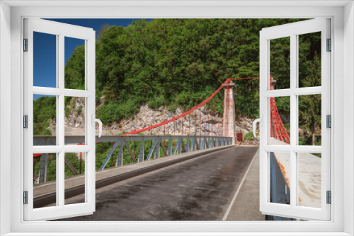 Fototapeta Naklejka Na Ścianę Okno 3D - Le pont de l'Abîme