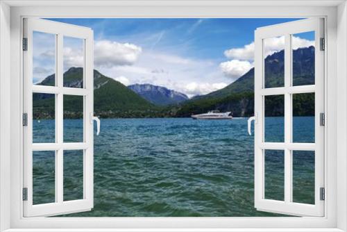 Fototapeta Naklejka Na Ścianę Okno 3D - Tour du lac d'Annecy