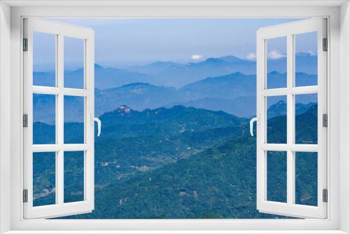 Fototapeta Naklejka Na Ścianę Okno 3D - Early summer scenery of Dabie Mountain Bodao Peak Scenic Area in Luotian, Huanggang, Hubei, China