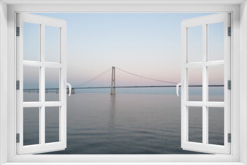 Fototapeta Naklejka Na Ścianę Okno 3D - Große-Belt-Brücke Dänemark