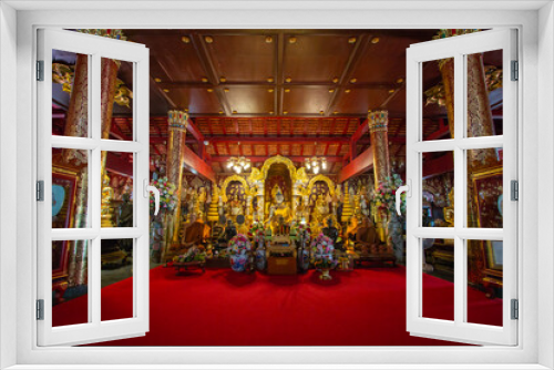 Fototapeta Naklejka Na Ścianę Okno 3D - Thai temple, the beauty of culture