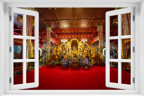 Fototapeta Naklejka Na Ścianę Okno 3D - Thai temple, the beauty of culture