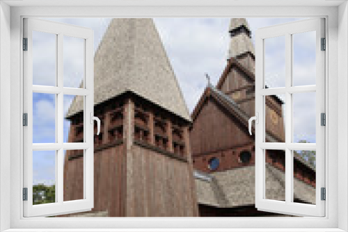 Fototapeta Naklejka Na Ścianę Okno 3D - Stabkirche in Hahnenklee im Harz