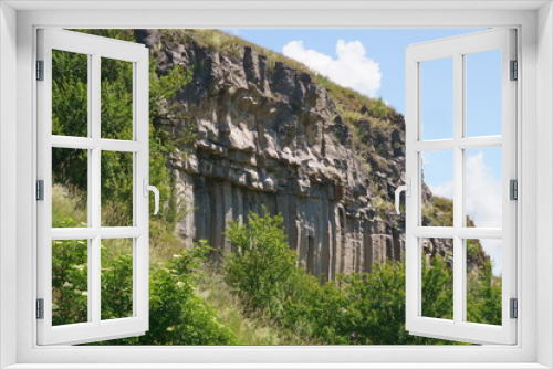 Fototapeta Naklejka Na Ścianę Okno 3D - Basalt columns of Racos, Brasov, Transylvania, Romania