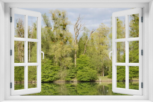 Fototapeta Naklejka Na Ścianę Okno 3D - Am Inn bei Pfraundorf