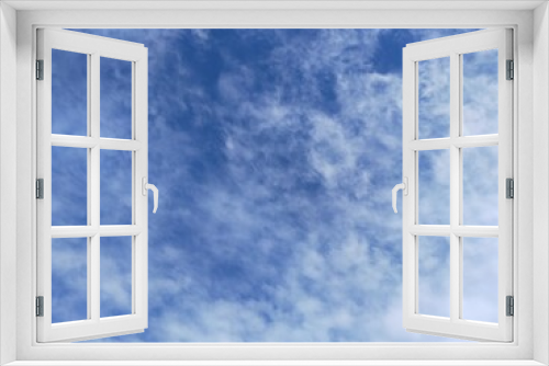 Fototapeta Naklejka Na Ścianę Okno 3D - blue sky with clouds