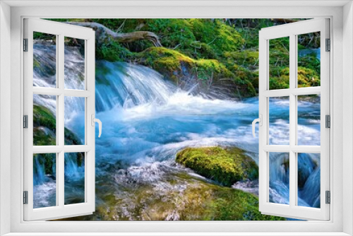 Fototapeta Naklejka Na Ścianę Okno 3D - Górski strumień w Tatrach