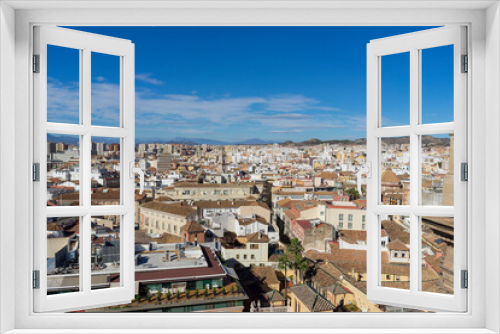 Fototapeta Naklejka Na Ścianę Okno 3D - Urban environment of Malaga city, Spain