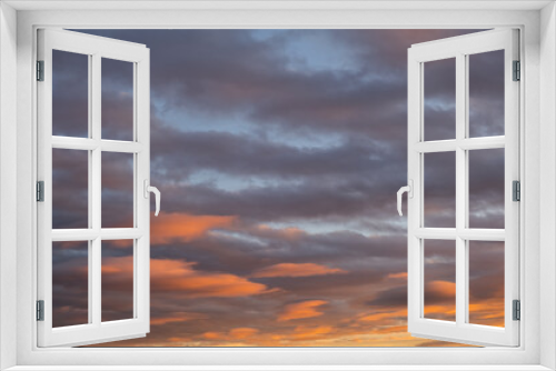 Fototapeta Naklejka Na Ścianę Okno 3D - colorful sunset sky