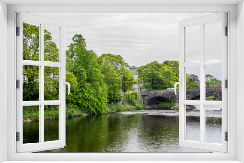Fototapeta Naklejka Na Ścianę Okno 3D - River Kent, Kendal, Cumbria. June 2021