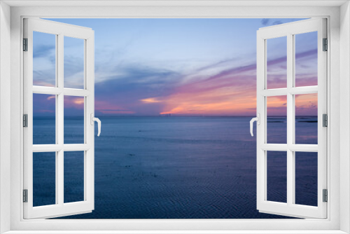 Fototapeta Naklejka Na Ścianę Okno 3D - Sunset over Mobile Bay 