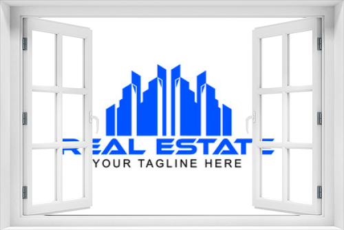 Real estate creative logo design