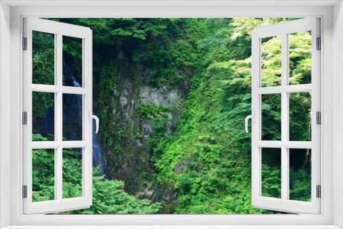 Fototapeta Naklejka Na Ścianę Okno 3D - 上臈の滝