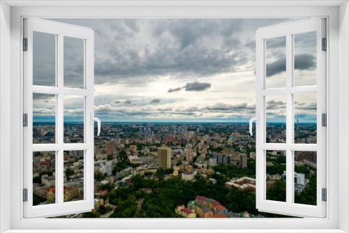 Fototapeta Naklejka Na Ścianę Okno 3D - Aerial view of the city, Kiev, Ukraine