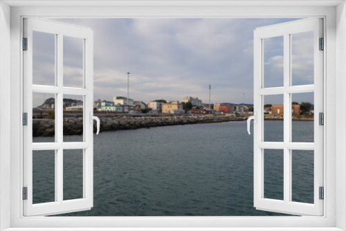 Fototapeta Naklejka Na Ścianę Okno 3D - Porto di Pesaro