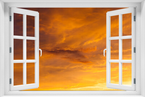 Fototapeta Naklejka Na Ścianę Okno 3D - beautiful colored sky during sunset or sunrise