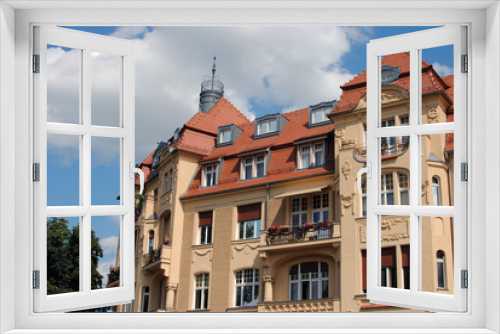 Fototapeta Naklejka Na Ścianę Okno 3D - Gebäude in Cottbus