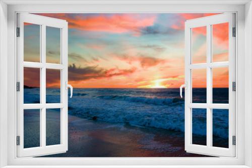 Fototapeta Naklejka Na Ścianę Okno 3D - Beautiful Sunset coat of Perth Western Australia