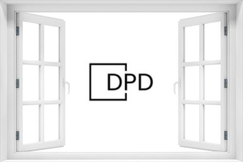 DPD letter initial logo design vector illustration