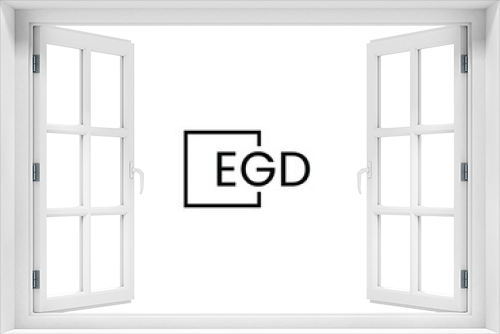 EGD Letter Initial Logo Design Vector Illustration