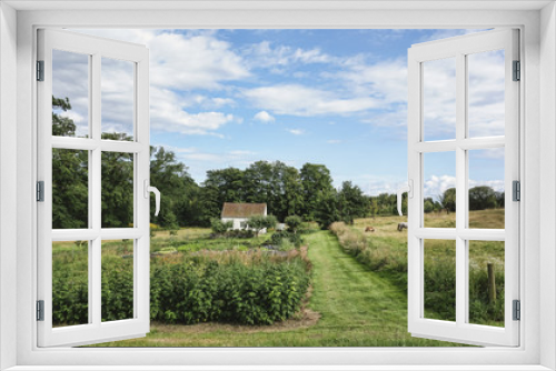 Fototapeta Naklejka Na Ścianę Okno 3D - Farm house in Denmark