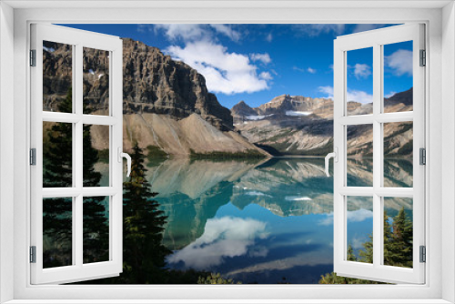 Fototapeta Naklejka Na Ścianę Okno 3D - Bow Lake im Banff Nationalpark - Kanada