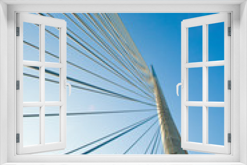 Fototapeta Naklejka Na Ścianę Okno 3D - bridge pylon