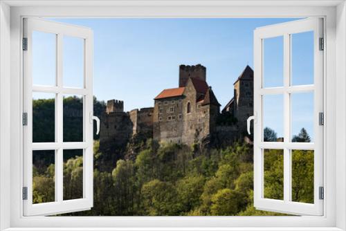 Fototapeta Naklejka Na Ścianę Okno 3D - Burgruine Hardegg im Thayatal Österreich