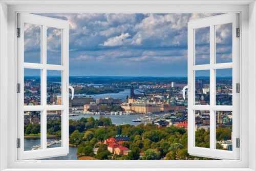 Fototapeta Naklejka Na Ścianę Okno 3D - Stockholm city HDR