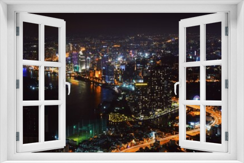 Fototapeta Naklejka Na Ścianę Okno 3D - Saigon's view          