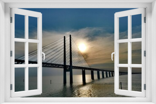 Fototapeta Naklejka Na Ścianę Okno 3D - Öresund Brücke 