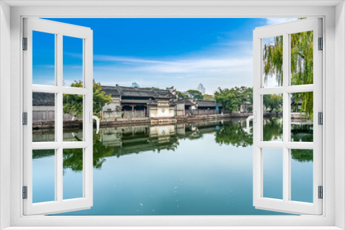 Fototapeta Naklejka Na Ścianę Okno 3D - Ningbo Tianyi Pavilion Ancient Buildings