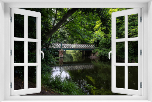 Fototapeta Naklejka Na Ścianę Okno 3D - View of Botanic Gardens, Southport, UK.