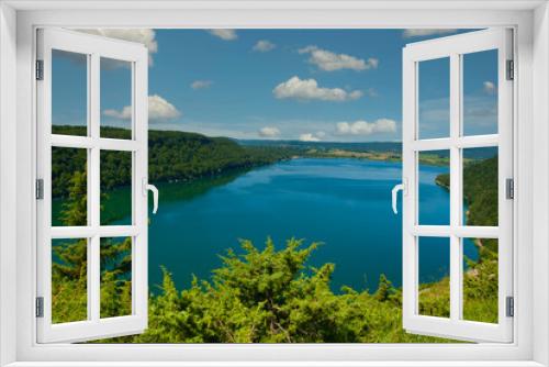 Fototapeta Naklejka Na Ścianę Okno 3D - Lac Chalain im französischen Jura
