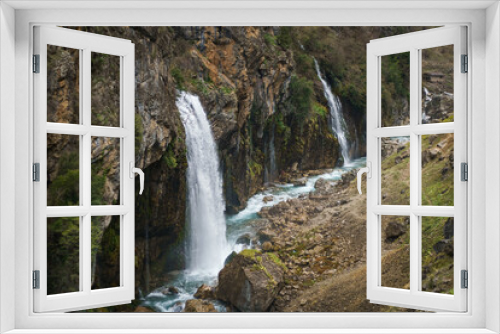 Fototapeta Naklejka Na Ścianę Okno 3D - Kapuzbasi waterfalls in Aladaglar National Park in Turkey