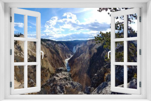 Fototapeta Naklejka Na Ścianę Okno 3D - Grand Canyon of the Yellowstone