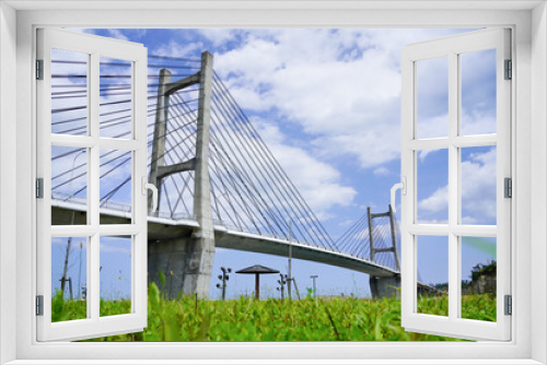 Fototapeta Naklejka Na Ścianę Okno 3D - 福島県相馬市、松川浦大橋