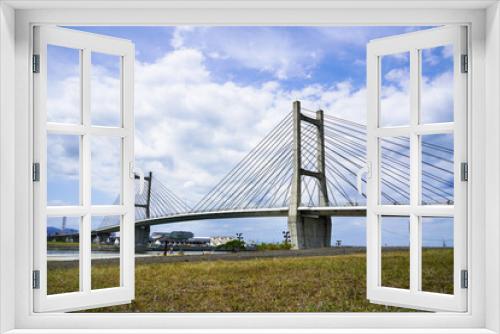 Fototapeta Naklejka Na Ścianę Okno 3D - 福島県相馬市、松川浦大橋