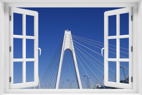 Fototapeta Naklejka Na Ścianę Okno 3D - 大師橋の川崎側の土木工事