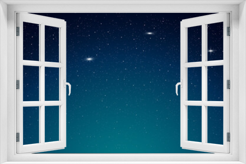 Fototapeta Naklejka Na Ścianę Okno 3D - starry night sky vector background.