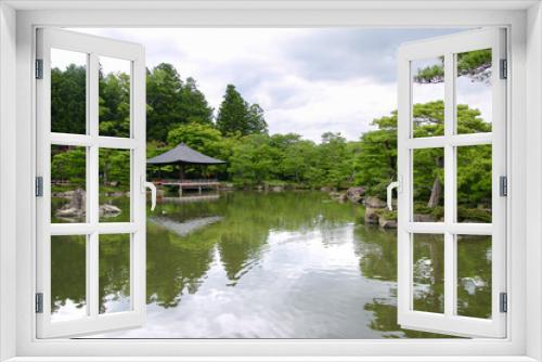 Fototapeta Naklejka Na Ścianę Okno 3D - 常楽園・東北の名庭園（福島県・福島市）
