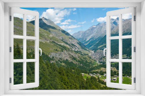 Fototapeta Naklejka Na Ścianę Okno 3D - Zermatt