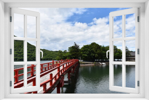 Fototapeta Naklejka Na Ścianę Okno 3D - 日本　群馬のパワースポット　赤城神社　夏の風景
