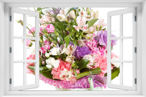 Fototapeta Naklejka Na Ścianę Okno 3D - bouquet of colorful flowers