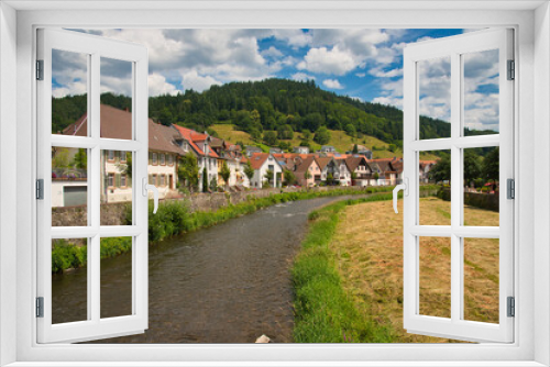 Fototapeta Naklejka Na Ścianę Okno 3D - Wolfach im Schwarzwald